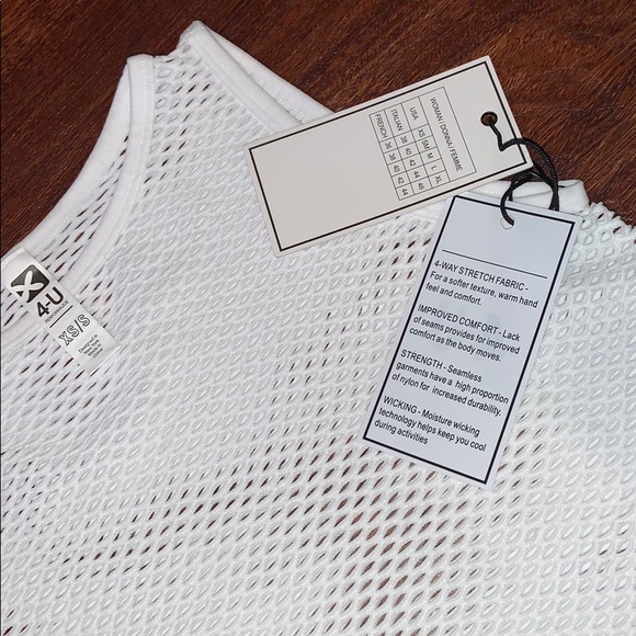 4-U Performance Netted Tank Top NWT M/L - Picture 4 of 5
